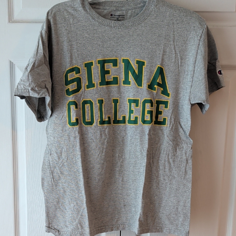 Champion Gray Siena College Short Sleeve Tee